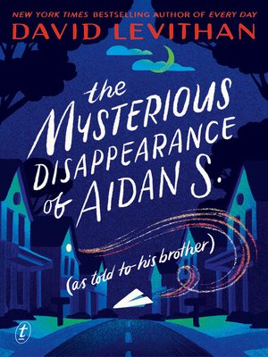 cover image of The Mysterious Disappearance of Aidan S.